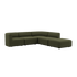 Fjord Sofa - Corner Sofa w/ open end | Fjord Sofa - Corner Sofa w/ open end - Cosmo Olive | SACKit