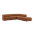 Fjord Sofa - Corner Sofa w/ open end | Fjord Sofa - Corner Sofa w/ open end - Cosmo Terracotta | SACKit