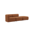 Fjord Sofa - 2 seater w/ open end | Fjord Sofa - 2 seater w/ open end - Cosmo Terracotta Højre | SACKit