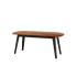 Nordic Bench i massivt bøgetræ med Terra Safari læderpolstring, dansk design, enkel og elegant.