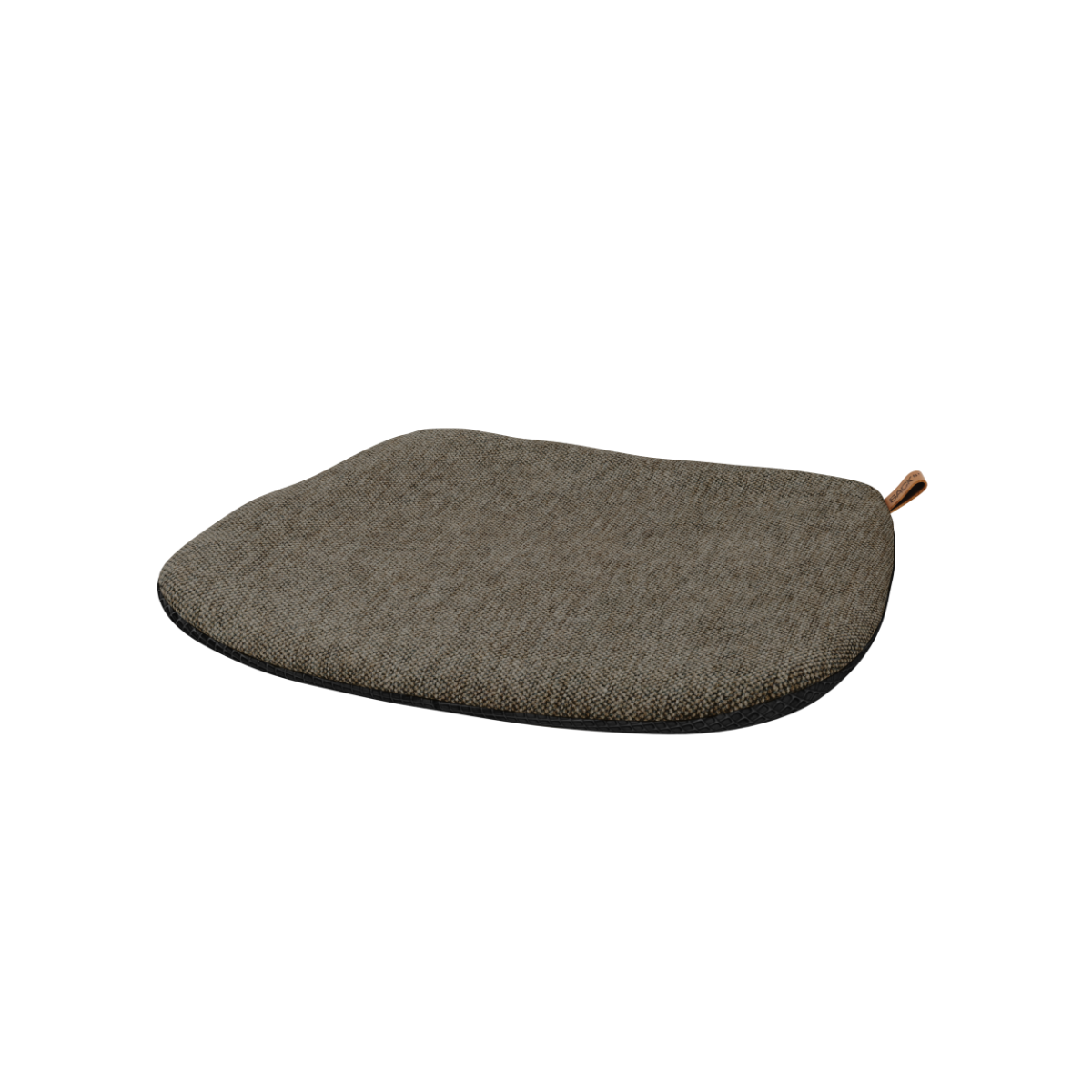 Brun Patio Cushion sædehynde til Patio Chair no. One med skridsikker bagside, 45x44 cm.