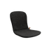 Sort Patio Cushion Full hynde til Patio Chair no. One med polstret udendørsdesign.