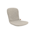 Udendørs overtrækshynde i Kirra Sand til Patio Chair no. One med polstret design.