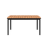 Udendørs spisebord Kirra Dining Table i pulverlakeret aluminium og teaktræ 150x90 cm.