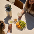 Kirra Dining Table Ceramic & 6 Kirra Patio Chair
