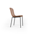 Chair no. One S1 spisebordsstol i Terra Black med læderpolstring og stel i pulverlakeret genanvendt stål.
