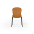 Chair no. One S1 spisebordsstol i Luna Sandstone med polstret sæde og pulverlakeret stel i genanvendt stål.