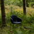 Chair no. One S2 i Terra Black med dobbeltskaller og polstret Spoor læder, stilfuld og komfortabel indendørs stol.