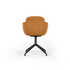 Terra Safari Chair no. One S2 swivel chair with double shell design and leather upholstery.