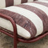 Mollis Lounge Sofa 2 Seater i Renesse Chestnut farve med pulverlakeret aluminiumsstel til udendørs brug.