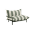 Sandfarvet vandafvisende strækbart cover til Mollis Lounge Chair til udendørs brug.