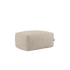 Soft Sofa Indoor pouf i beige Corduroy stof med blødt, modulært design til indendørs brug.