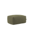 Soft Sofa Indoor pouf in olive green corduroy fabric with soft, rounded shape and no visible frame.