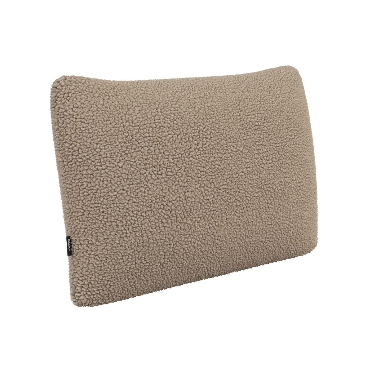 Rektangulær Soft Sofa Indoor pude i Teddy Brown polyester med koldskum fyld.