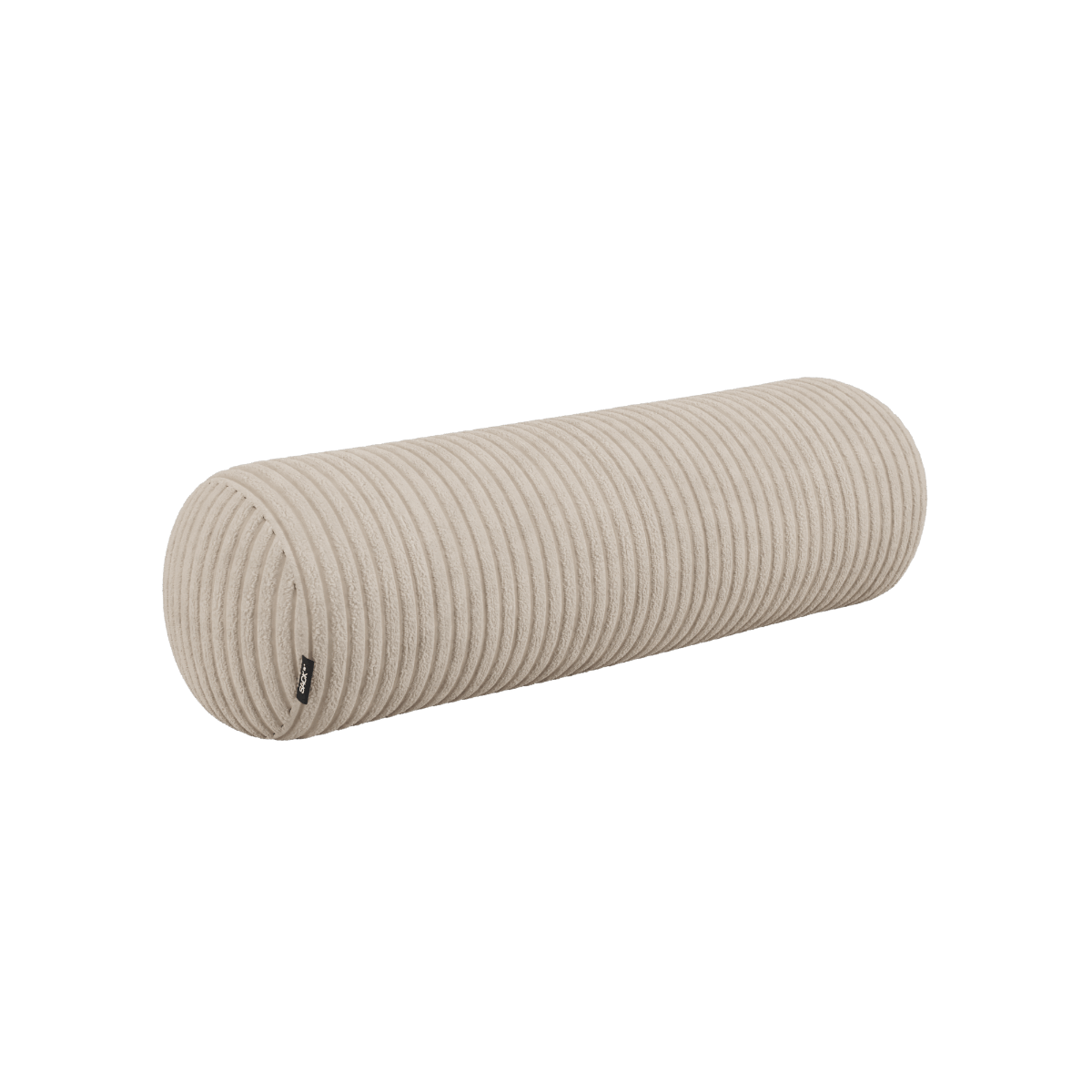 Afslappet aflang pude i beige Corduroy på Soft Sofa Indoor, perfekt til lændestøtte eller armlæn.