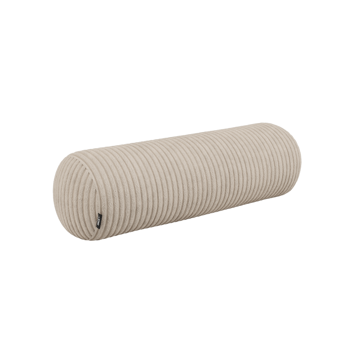 Afslappet aflang pude i beige Corduroy på Soft Sofa Indoor til indendørs brug.