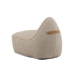 SACKit Chair Indoor sækkestol i beige Cosmo stof med rund, blød form og lav ryg.