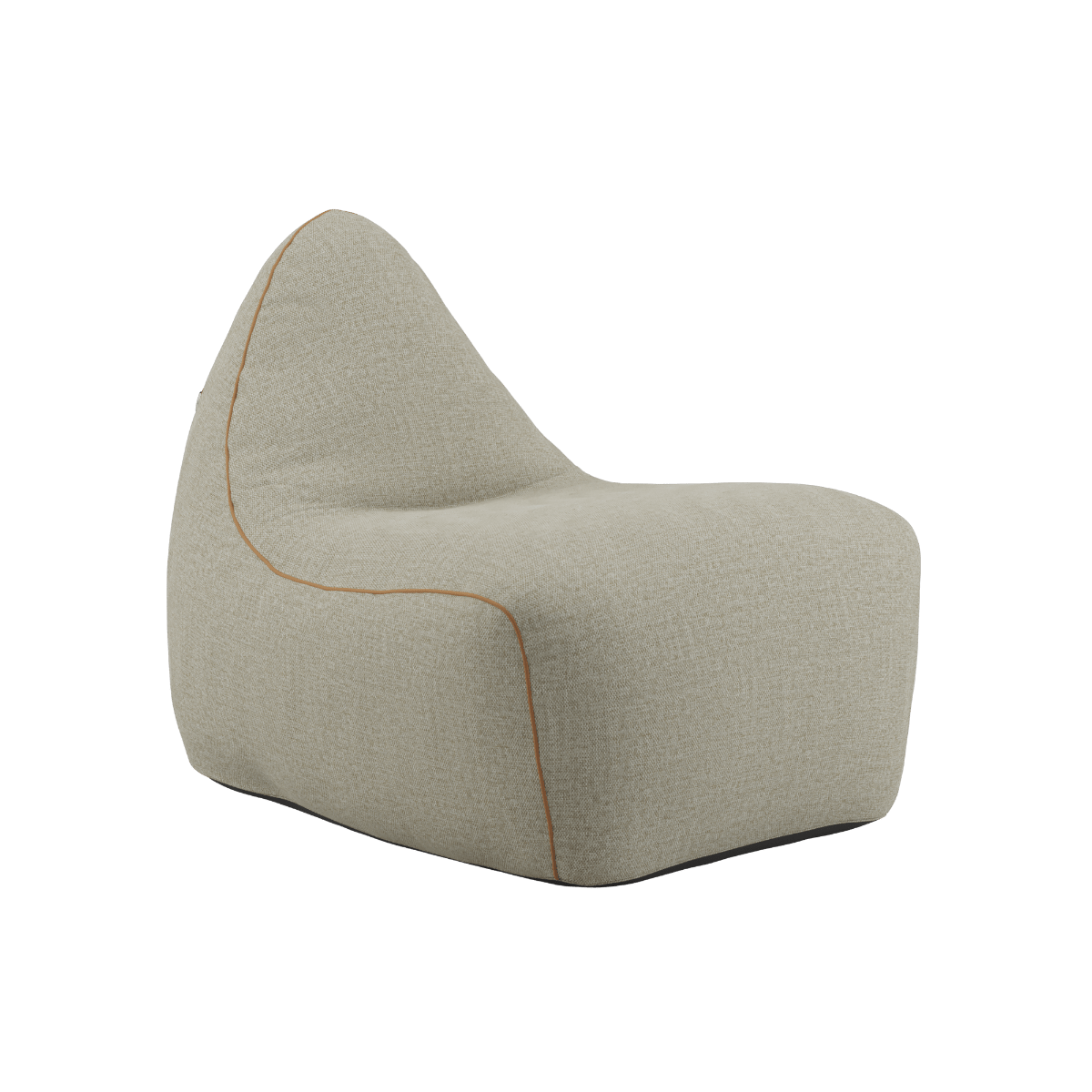 SACKit Chair Indoor sækkestol i rund form med blødt Cosmo Beige tekstil og skumfyld.