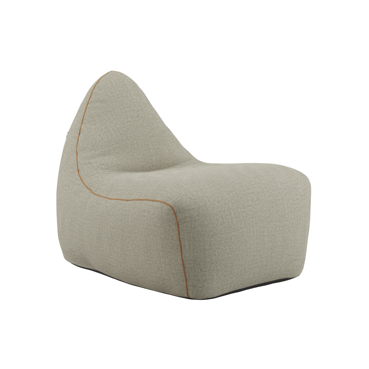 SACKit Chair Indoor sækkestol i rund form med beige Cosmo tekstil og blødt skumfyld.