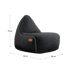 Cobana Lounge Chair & Pouf | Cobana Lounge Chair & Pouf - Cobana Black | SACKit