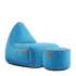 Cobana Lounge Chair & Pouf | Cobana Lounge Chair & Pouf - Cobana Turkis | SACKit
