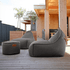 Cobana Lounge Chair & Pouf | Cobana Lounge Chair & Pouf - Cobana Grey | SACKit