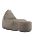 Cobana Lounge Chair & Pouf | Cobana Lounge Chair & Pouf - Cobana Taupe | SACKit