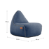 Cobana Lounge Chair & Pouf | Cobana Lounge Chair & Pouf - Kirra Indigo | SACKit
