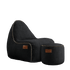 Cobana Junior Lounge Chair & Pouf | Cobana Junior Lounge Chair & Pouf - Cobana Black | SACKit