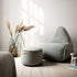 Cura Lounge Chair & Pouf | Cura Lounge Chair & Pouf - Cura Grey | SACKit