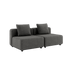 Cobana Lounge Sofa - 2 seater | Cobana Lounge Sofa - 2 seater - Cobana Grey Uden armlæn Uden puf | SACKit