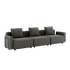 Cobana Lounge Sofa - 3 seater | Cobana Lounge Sofa - 3 seater - Cobana Grey Med armlæn Uden puf | SACKit