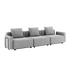 Cobana Lounge Sofa - 3 seater | Cobana Lounge Sofa - 3 seater - Cobana Sand Melange Med armlæn Uden puf | SACKit