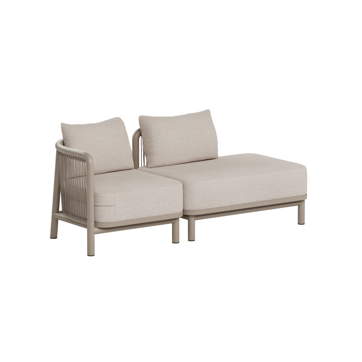 Kirra Lounge Sofa - 2 seater w/ open end