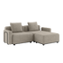 Cobana Lounge Sofa - 2 seater | Cobana Lounge Sofa - 2 seater - Kirra Sand Med armlæn Med puf | SACKit