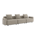 Cobana Lounge Sofa - 3 seater | Cobana Lounge Sofa - 3 seater - Kirra Sand Med armlæn Uden puf | SACKit