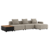 Cobana Lounge Sofa - 3 seater w/ Patio Storage Table | Cobana Lounge Sofa - 3 seater w/ Patio Storage Table - Kirra Sand Med puf | SACKit