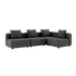 Cobana Lounge Sofa - 4 seater corner sofa | Cobana Lounge Sofa - 4 seater corner sofa - Cobana Grey Uden armlæn | SACKit