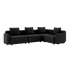 Cobana Lounge Sofa - 4 seater corner sofa | Cobana Lounge Sofa - 4 seater corner sofa - Cobana Black Med armlæn | SACKit