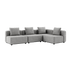 Cobana Lounge Sofa - 4 seater corner sofa | Cobana Lounge Sofa - 4 seater corner sofa - Cobana Sand Melange Uden armlæn | SACKit