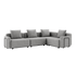 Cobana Lounge Sofa - 4 seater corner sofa | Cobana Lounge Sofa - 4 seater corner sofa - Cobana Sand Melange Med armlæn | SACKit