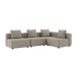 Cobana Lounge Sofa - 4 seater corner sofa | Cobana Lounge Sofa - 4 seater corner sofa - Kirra Sand Uden armlæn | SACKit