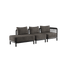 Kirra Lounge Sofa - 3 seater w/ open end | Kirra Lounge Sofa - 3 seater w/ open end - Kirra Noir Højre | SACKit
