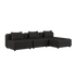 Cobana Lounge Sofa - 3 Seater Chaise | Cobana Lounge Sofa - 3 Seater Chaise - Cobana Black | SACKit