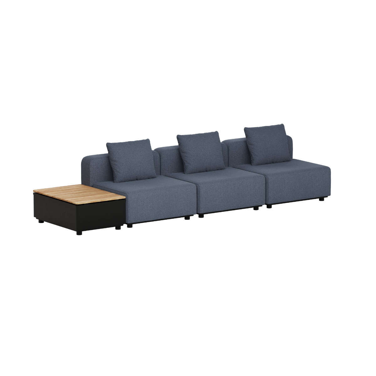 Cobana Lounge Sofa - 3 seater w/ Patio Storage Table