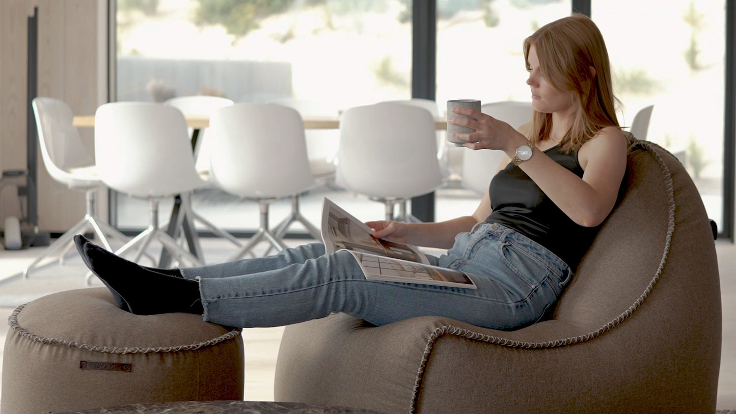 Medley Lounge Chair - Eksklusiv sækkestol til indendørs brug