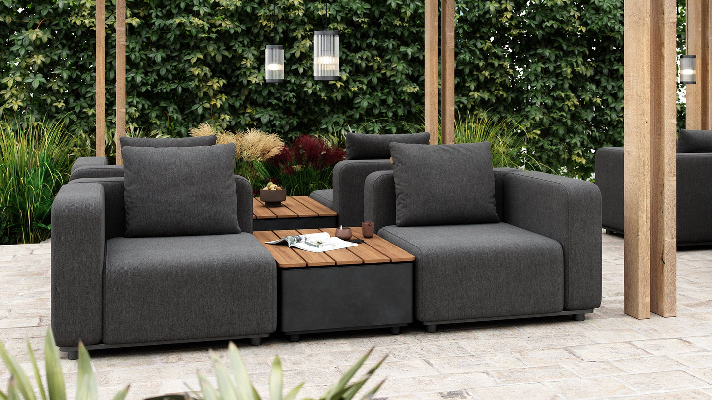 Patio Storage Table - Lounge modul – Udendørs bord med opbevaring