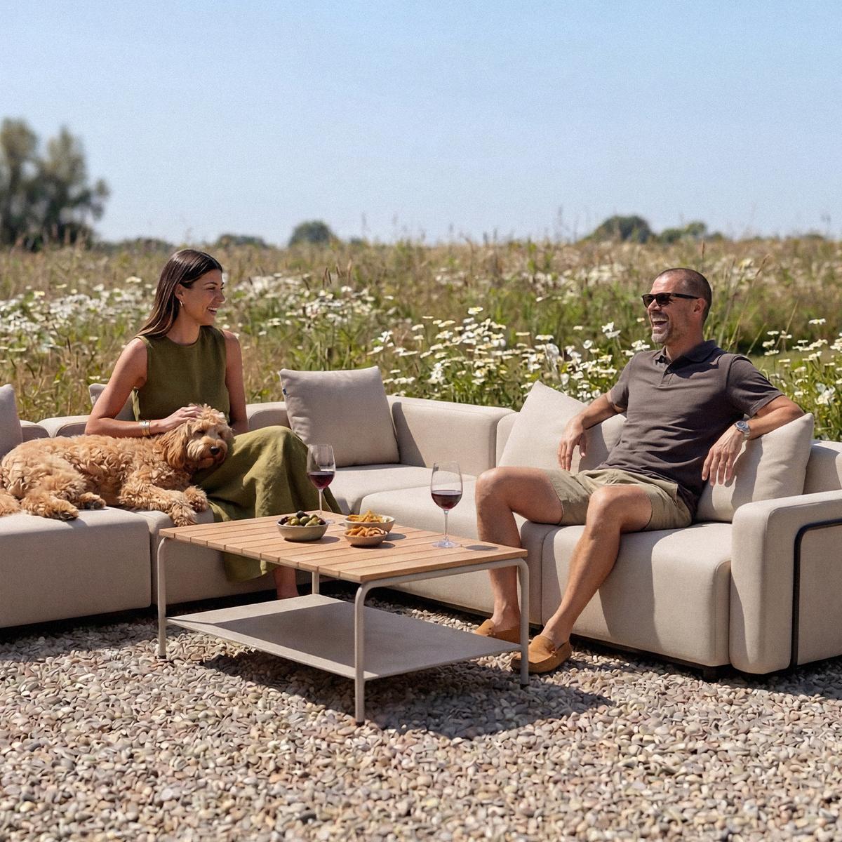 Cobana Lounge Sofa - Chaise module - Udendørs chaiselongmodul til lounge sofa