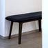  | Nordic Bench - Dark Stained Oak - Terra Black | SACKit