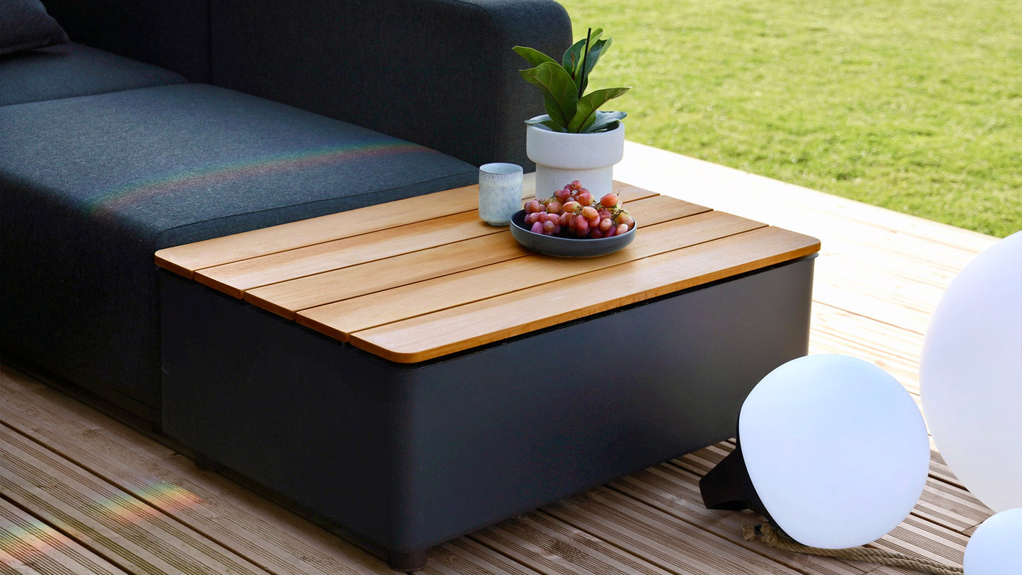 Patio Storage Table - Lounge modul – Udendørs bord med opbevaring